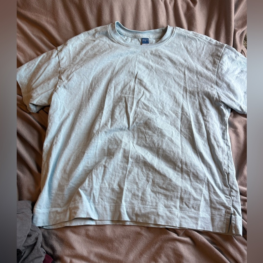 Old Navy Women’s Soft Baby Blue Short Sleeve Tee